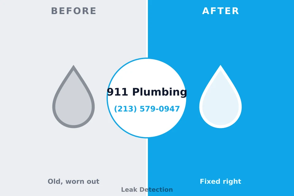 Before and after: plumbing repair McMechen, WV